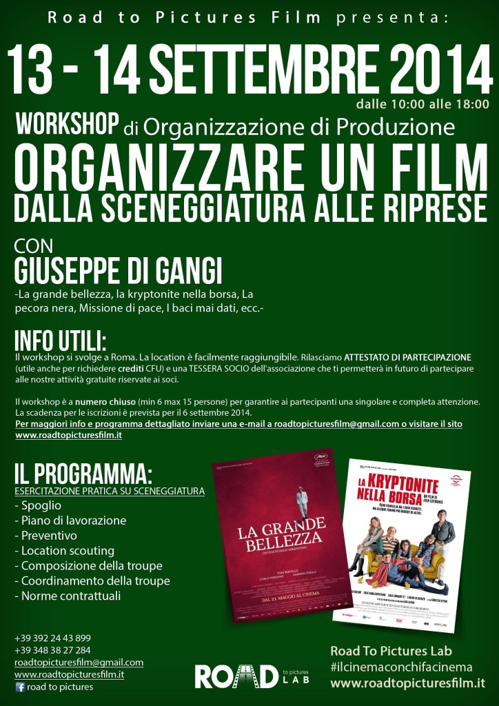 organizzazione di produzione sett 2014