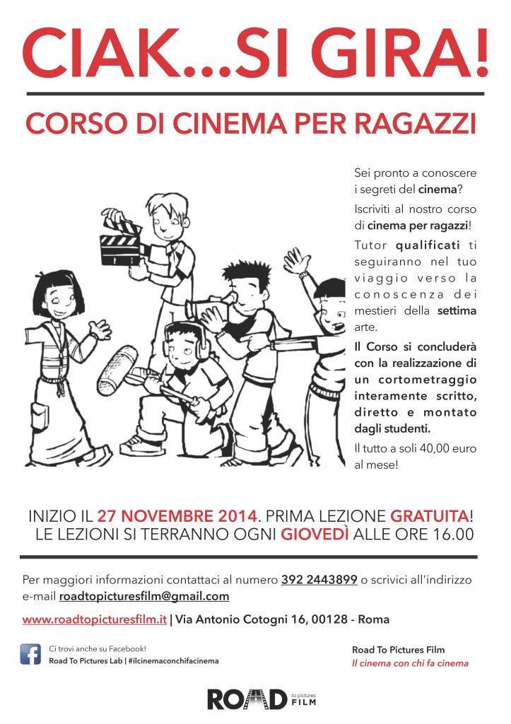 CIAK...SI GIRA! CORSO DI CINEMA PER RAGAZZI